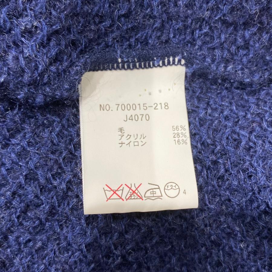 ブルーブルー BLUE BLUE グラデーションVネックニット ブルー ブルーブルー BLUE BLUE グラデーションVネックニット ブルー