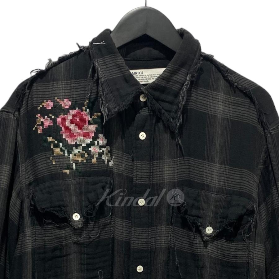 人気TOP dairiku The our 別注 Flower Cross Em Shirt トップス 人気TOP dairiku The our 別注 Flower Cross Em Shirt トップス