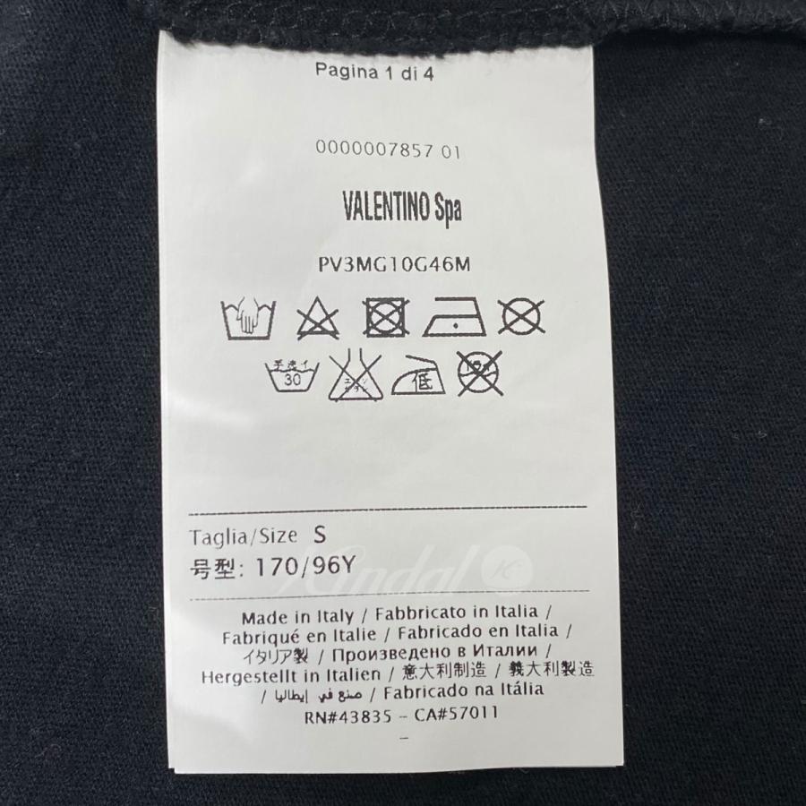 ヴァレンチノ VALENTINO ×Zandra Rhodes スタープリントTシャツ ブラック サイズ：S｜kindal｜06