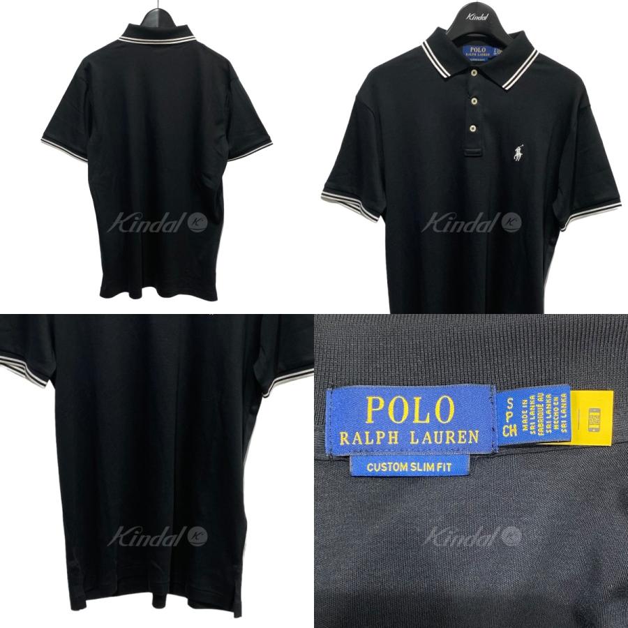 ポロラルフローレン POLO RALPH LAUREN ワンポイントポロシャツ ブラック サイズ：S｜kindal｜06