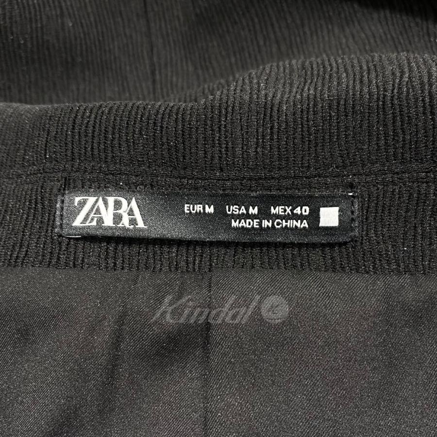 ザラ ZARA プリーツ風ジャケット ブラック サイズ：40｜kindal｜05