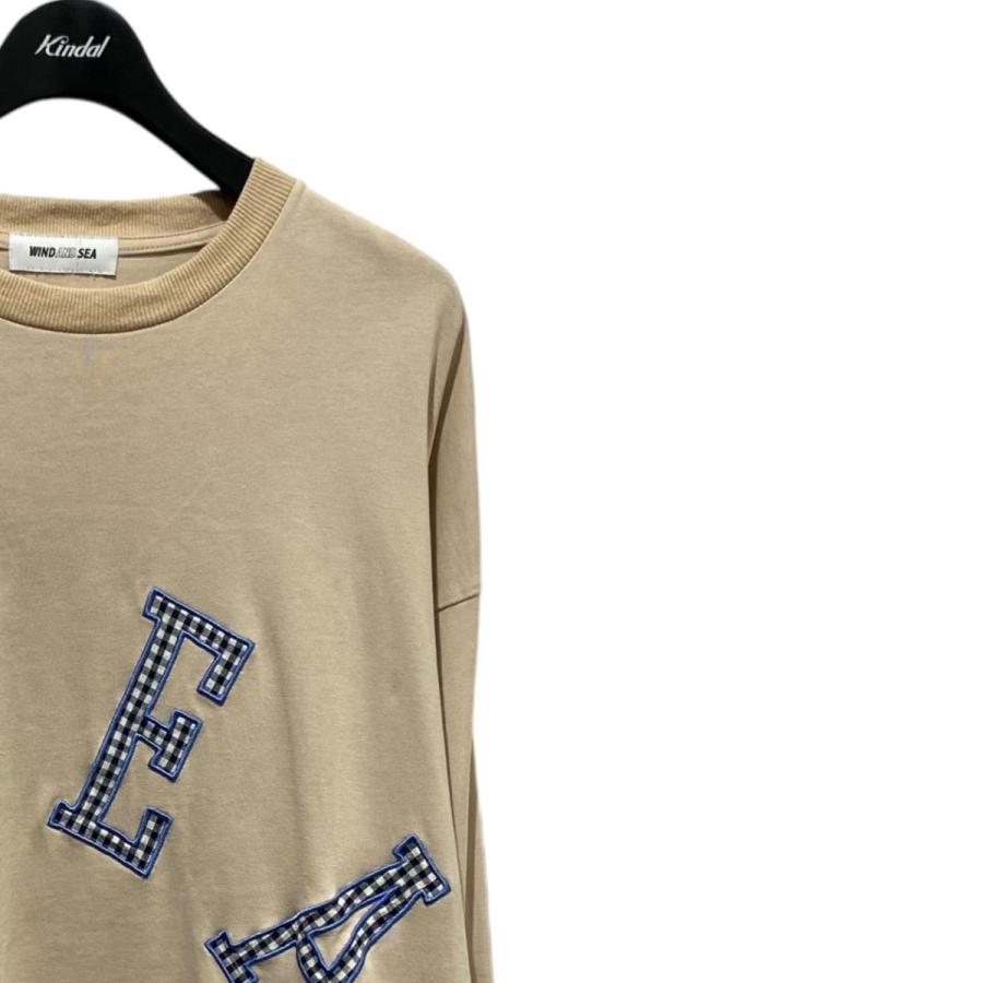 WIND AND SEA ウィンダンシー スウェットシャツ WDS-CS-338 ベージュ  