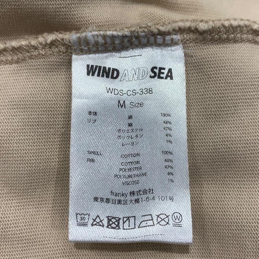 WIND AND SEA ウィンダンシー スウェットシャツ WDS-CS-338 ベージュ  