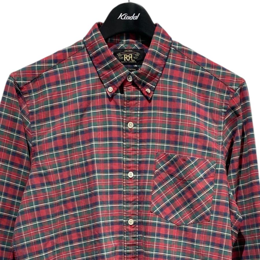 RRL Ralph Lauren ダブルアールエル チェック ボタンダウンシャツ 