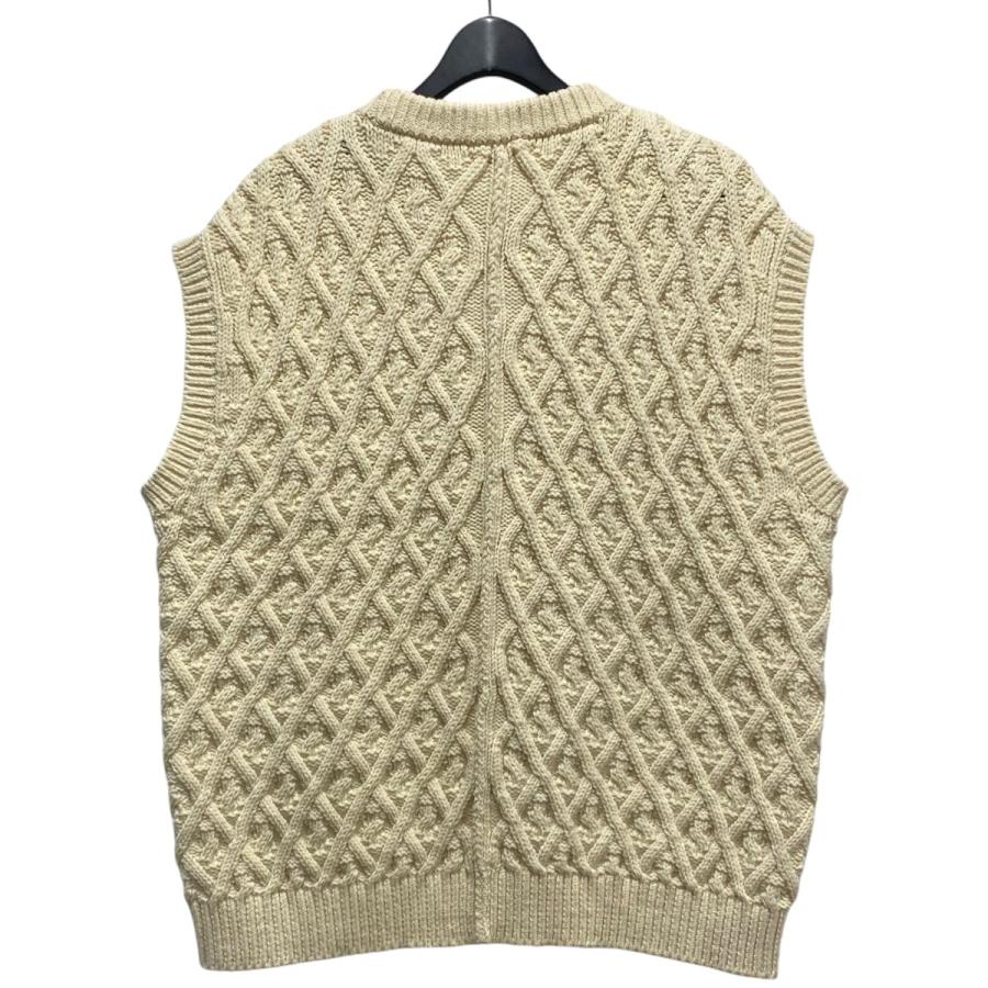 AURALEE オーラリー HARD TWIST MERINO ARAN KNIT VEST ニットベスト 