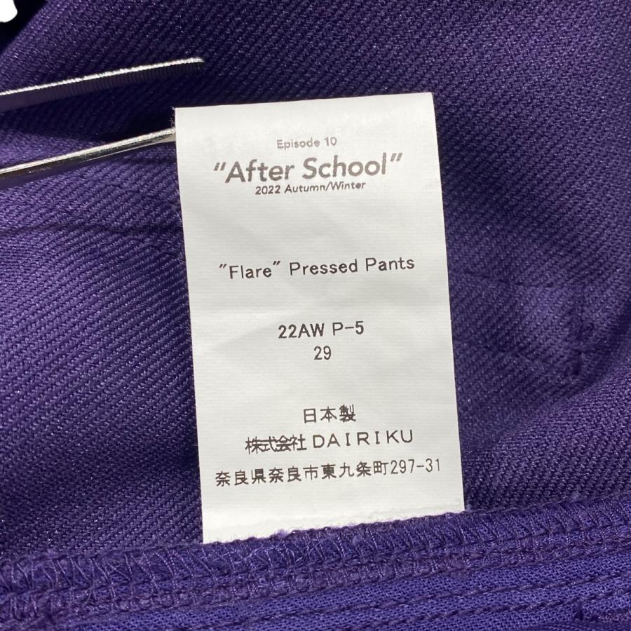DAIRIKU ダイリク Flare Pressed Pants フレアパンツ 22AW P-5 DAIRIKU ダイリク Flare Pressed Pants フレアパンツ 22AW P-5