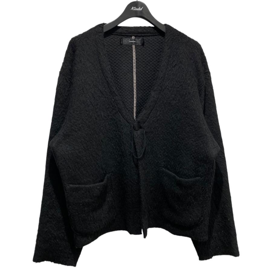 マイナス MINUS SHAGGY カーディガン ブラック サイズ：1  