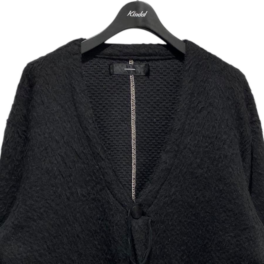 マイナス MINUS SHAGGY カーディガン ブラック サイズ：1  