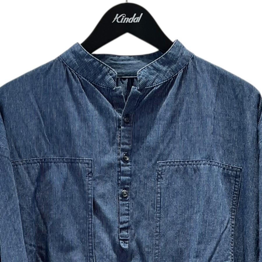 PORTER CLASSIC（ポータークラシック） プルオーバーシャツ ネイビー