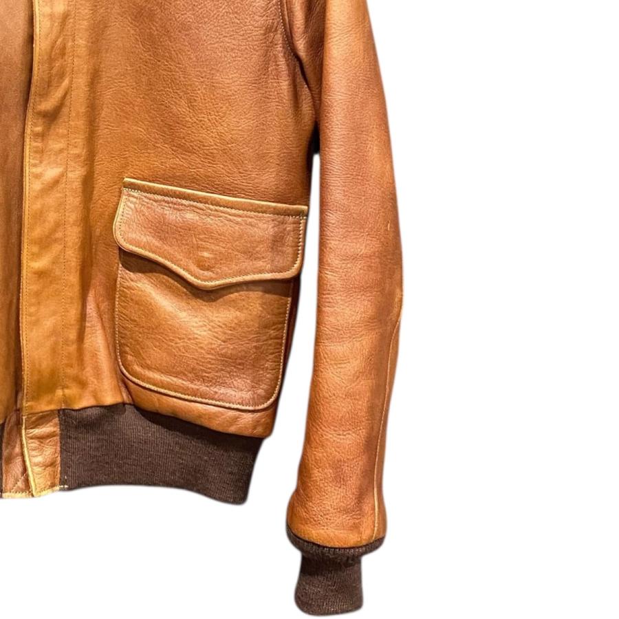 【値下げ】CALIFORNIA MFG．CO． TYPE A-2  ROUGH WEAR 30-1415 ブラウン サイズ：36 (なんばウォーク店)の画像