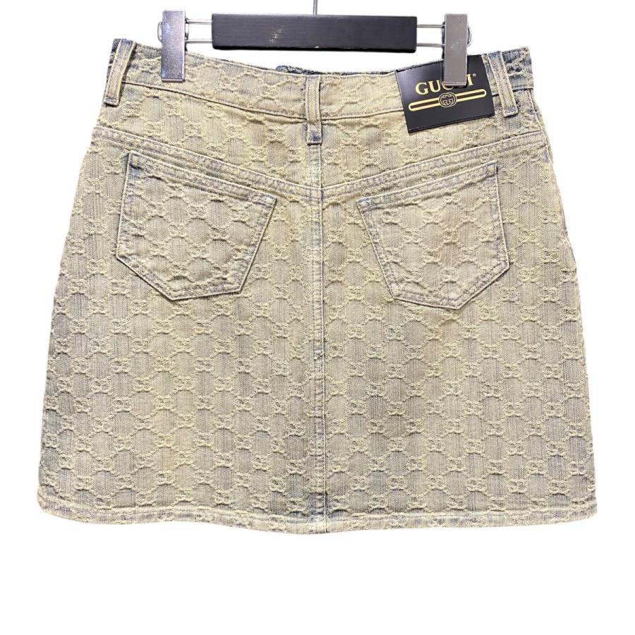 GUCCI（グッチ） 【値下げ】GUCCI GG柄デニムスカート 678789
