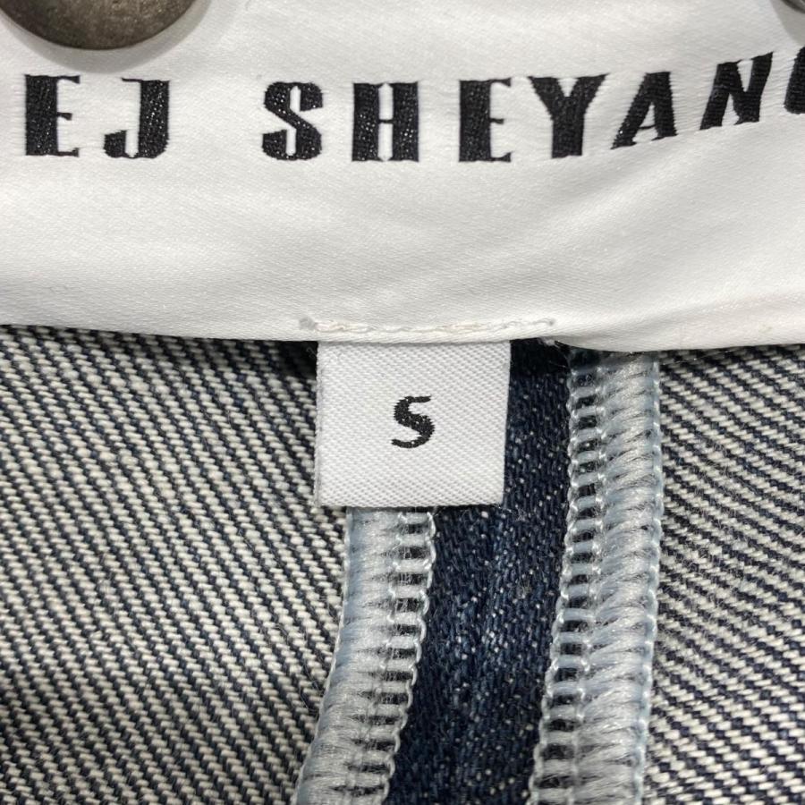 値下げ】EJ SHEYANG LOW WAIST FRONT V SUIT TROUSERS インディゴ