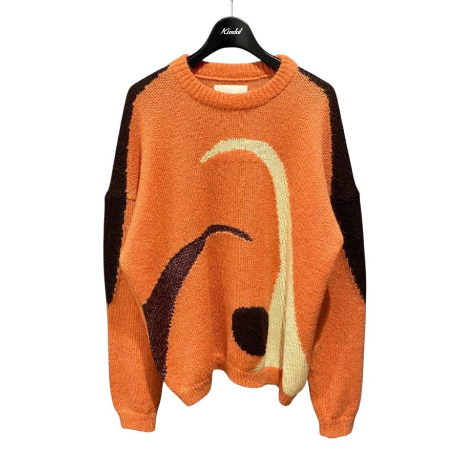 値下げ】ORIMI 23AW DAY＆NIGHT SWEATER A23502 オレンジ サイズ：F