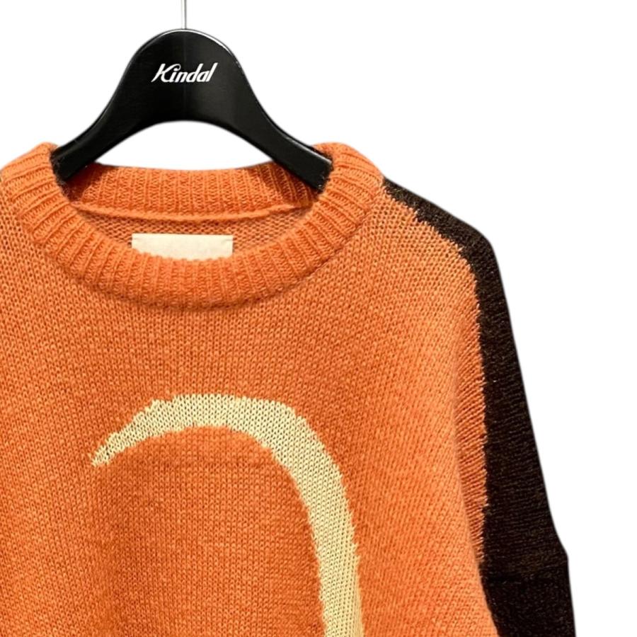 orimi 23aw ニット 値下げ】ORIMI 23AW DAY＆NIGHT SWEATER A23502 オレンジ サイズ：F