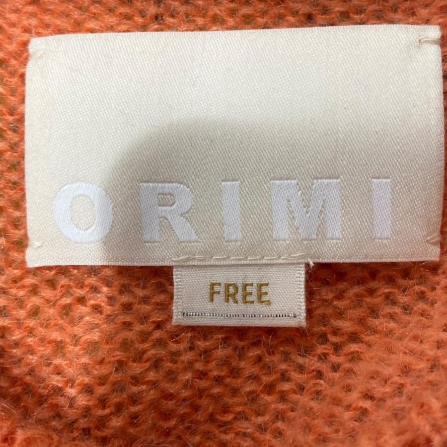 値下げ】ORIMI 23AW DAY＆NIGHT SWEATER A23502 オレンジ サイズ：F