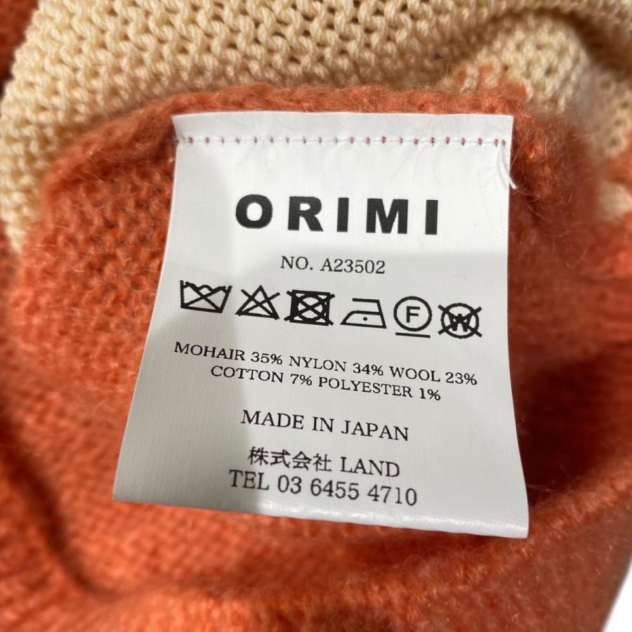 orimi 23aw ニット 値下げ】ORIMI 23AW DAY＆NIGHT SWEATER A23502 オレンジ サイズ：F