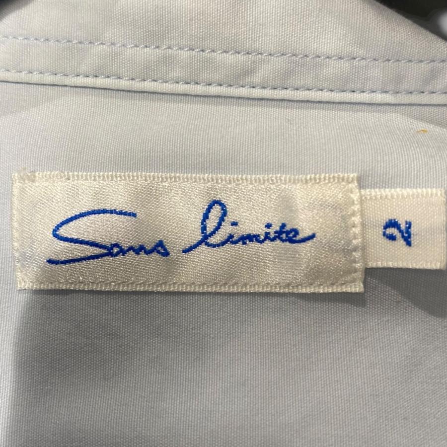 サン リミット Sans limite ボックスレギュラーカラーシャツ S2101101