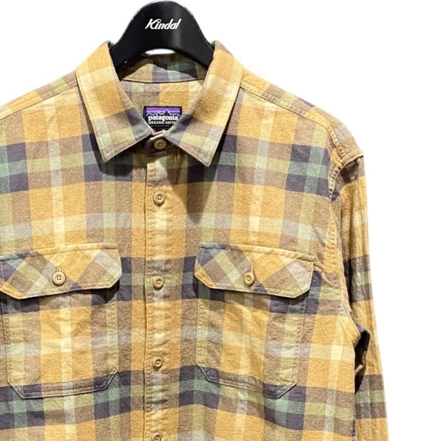 patagonia（パタゴニア） チェックネルシャツ 42400FA22 ブラウン