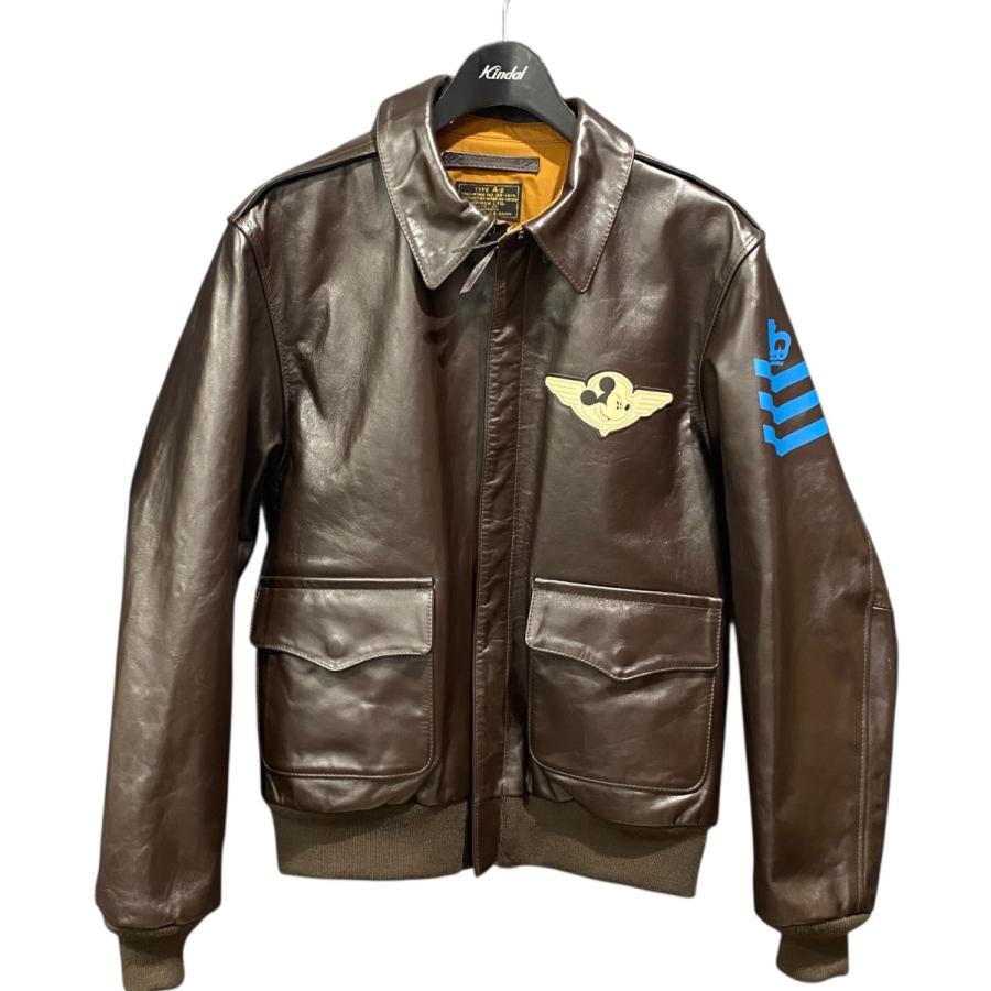アビレックス AVIREX×Disney 限定 ホースレザージャケット FLIGHT