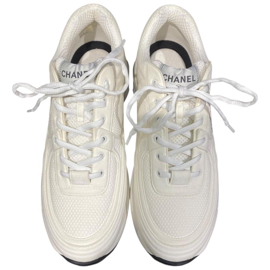 CHANEL シャネル ココマークローカットスニーカー G45078 ホワイト