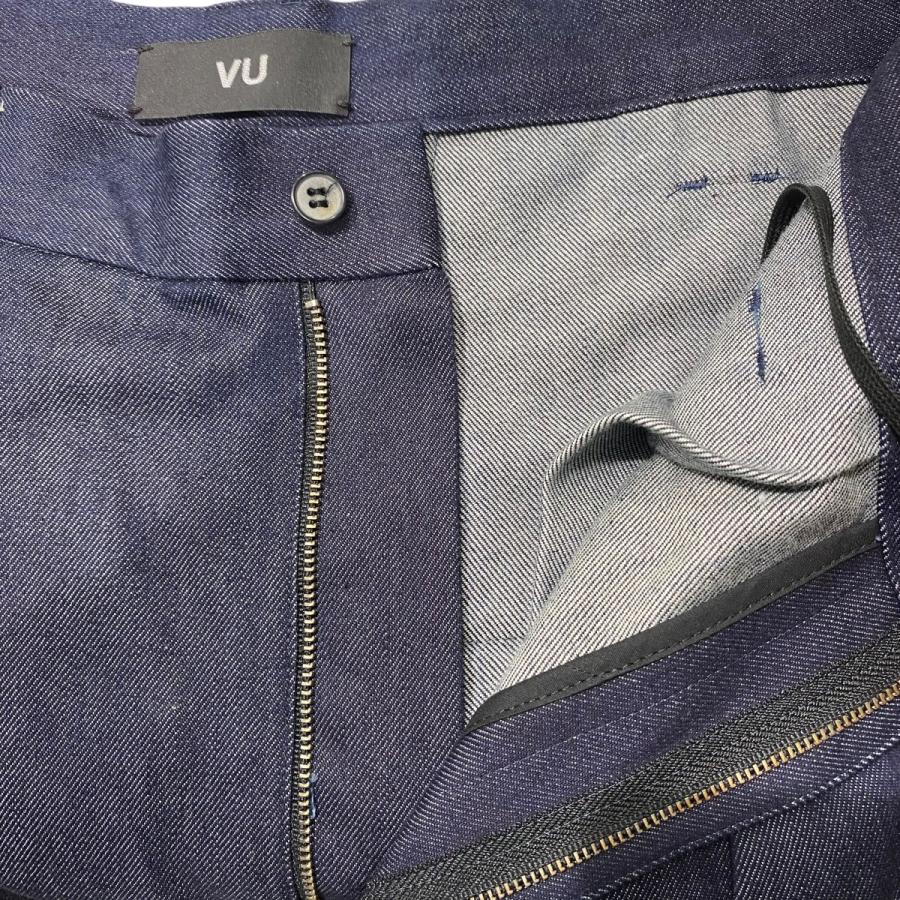 ヴウ VU knee wide pants vu-s12-P-p09 インディゴ サイズ：2