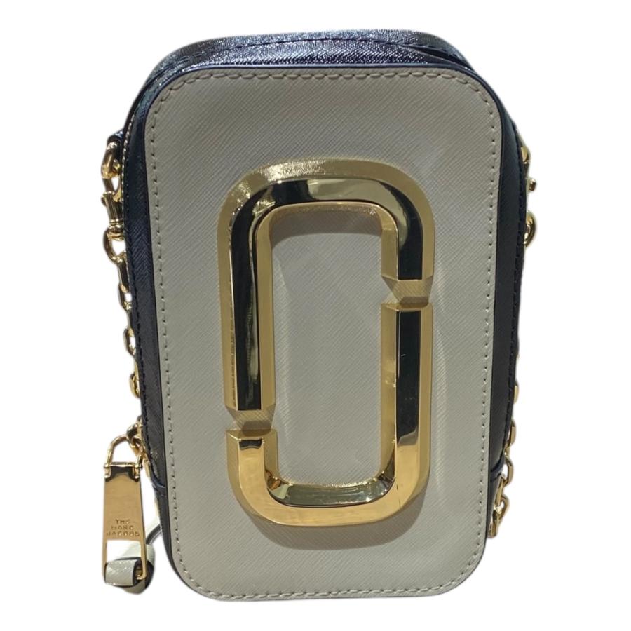 極美品 マークジェイコブス ホットショット デカロゴ スマホショルダーバッグ 極美品 マークジェイコブス ホットショット デカロゴ スマホショルダー