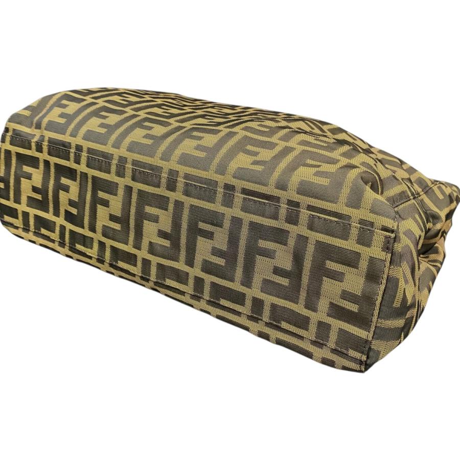 FENDI（フェンディ） ズッカ柄ハンドバッグ ブラウン : カインドオル