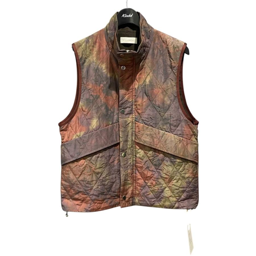 ジャケット・アウター ENCOMING 24AW QUILTING POCKET VEST インカミング ENCOMING Quilting Pocket Vest AW24-QPVE ブラウン