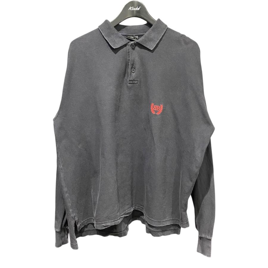 BALENCIAGA ポロシャツ M ダークグレー Balenciaga ポロシャツ | グレー | FARFETCH JP