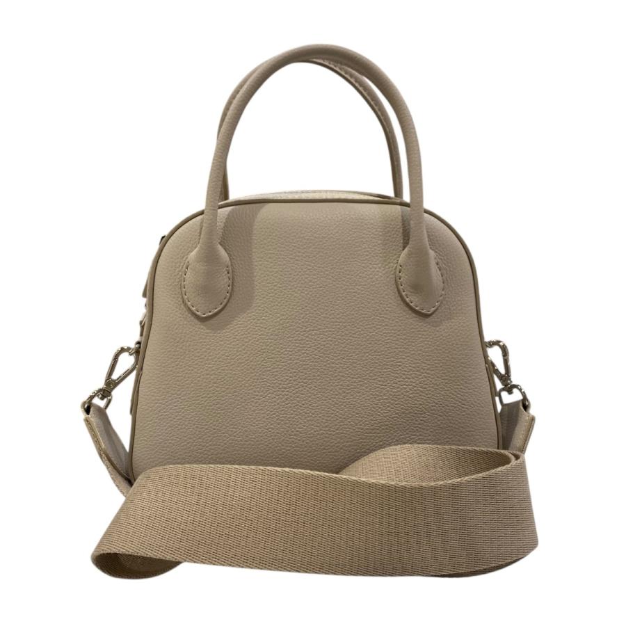 【美品】MAISON CANAU カーキ　ハンドバッグ 値下げ】MAISON CANAU×theory luxe 20th Anniversary Round Boston S