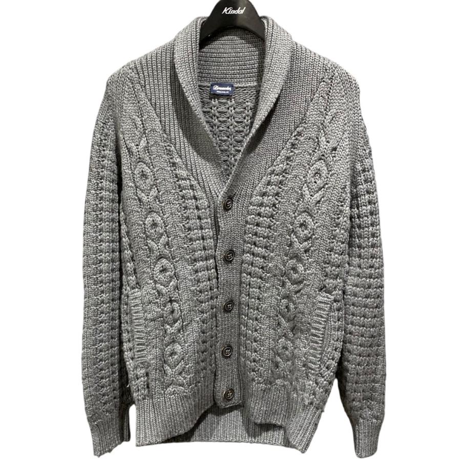 DRUMOHR（ドルモア） ケーブルニットカーディガン グレー サイズ：48