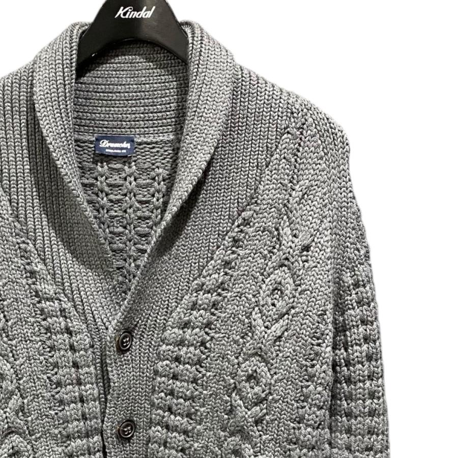 DRUMOHR（ドルモア） ケーブルニットカーディガン グレー サイズ：48