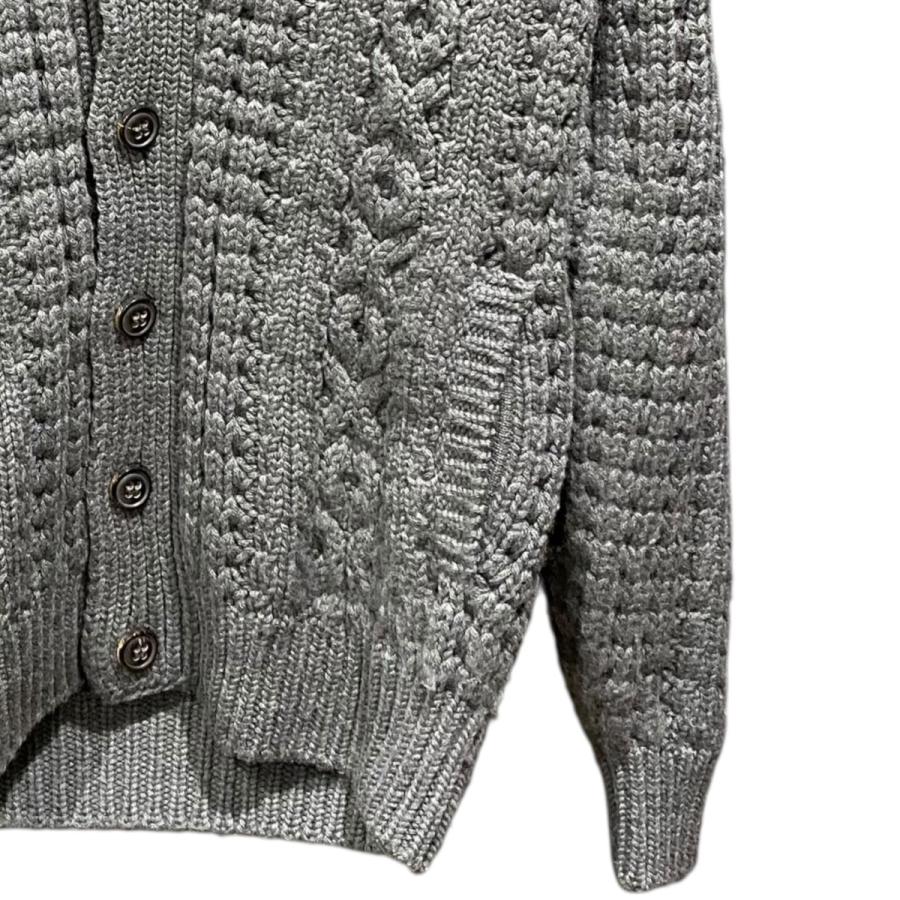 DRUMOHR（ドルモア） ケーブルニットカーディガン グレー サイズ：48