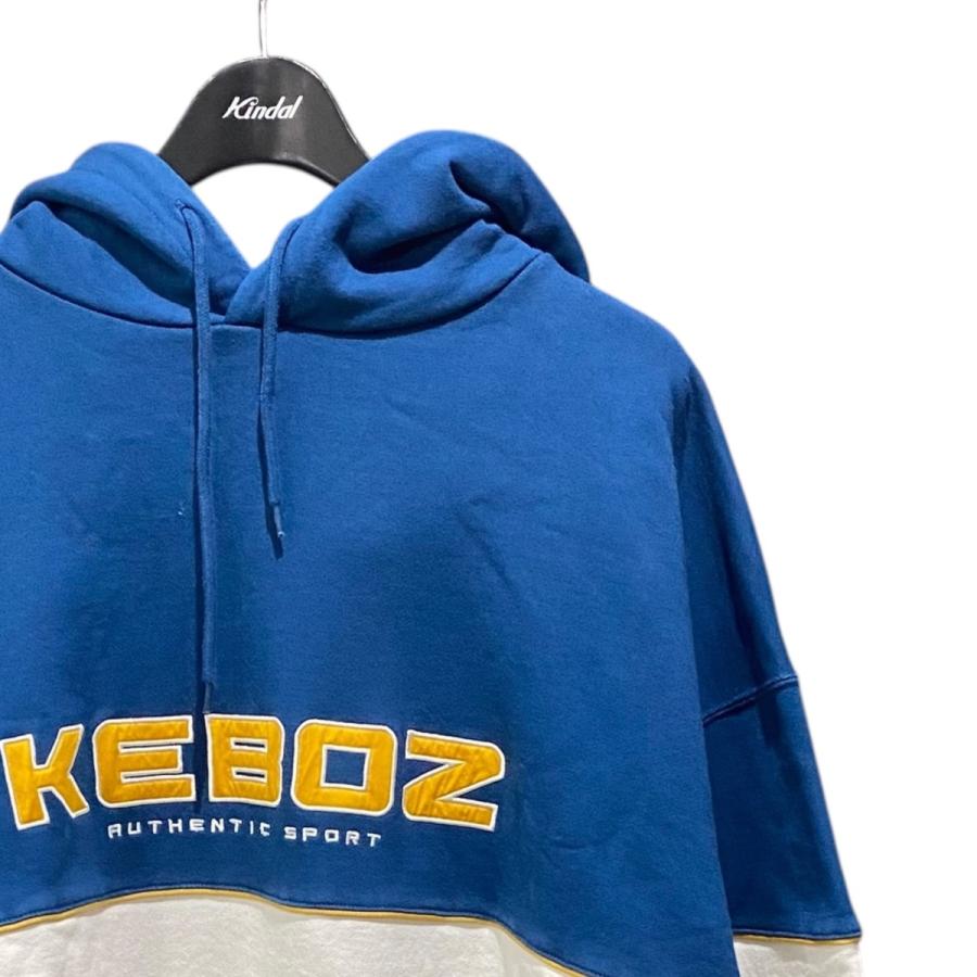 ケボズ KEBOZ KAC 2TONE SWEAT HOODIE ホワイト サイズ：XXL