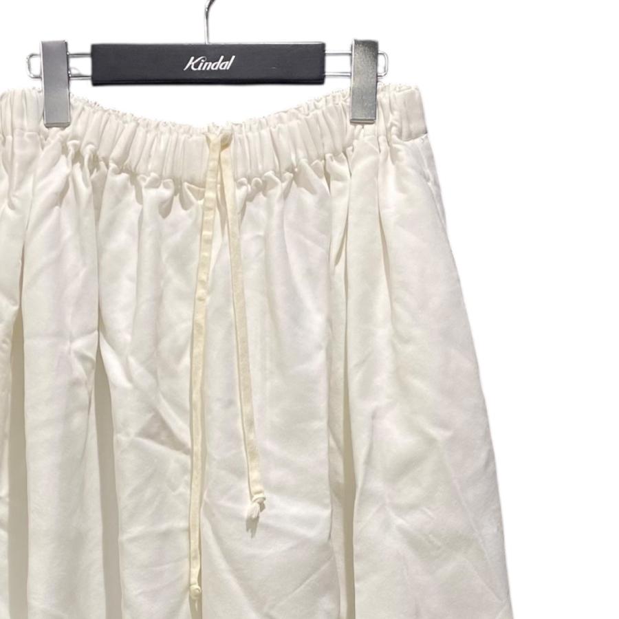コムデギャルソン ホワイト ガウチョパンツ バルーン　サルエル サルエルパンツ バルーンパンツ 春夏秋 ワイドパンツ レディース