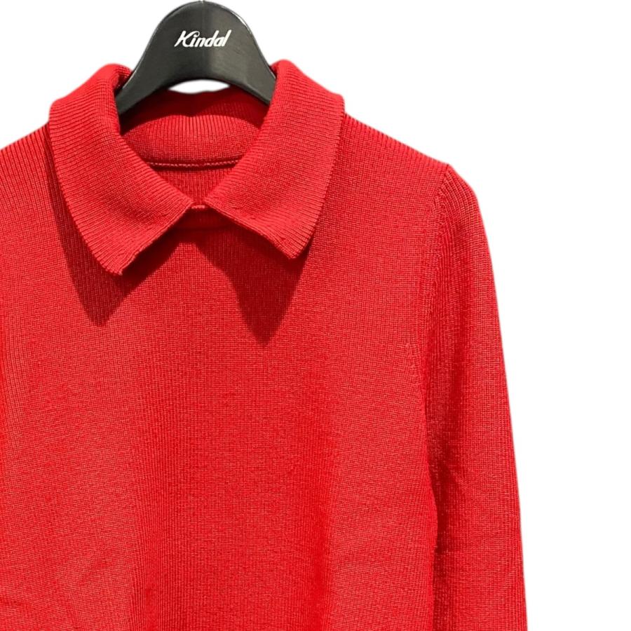 AK+1 / ポロ襟 片畦 ニット プルオーバー Demi-Luxe BEAMS（デミルクス ビームス）の「AK+1 / ポロ襟 片畦