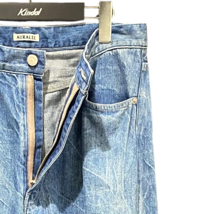 【値下げ】AURALEE Selvedge Faded Light Denim A23SP02DE インディゴ サイズ：3 (なんばウォーク店)の画像