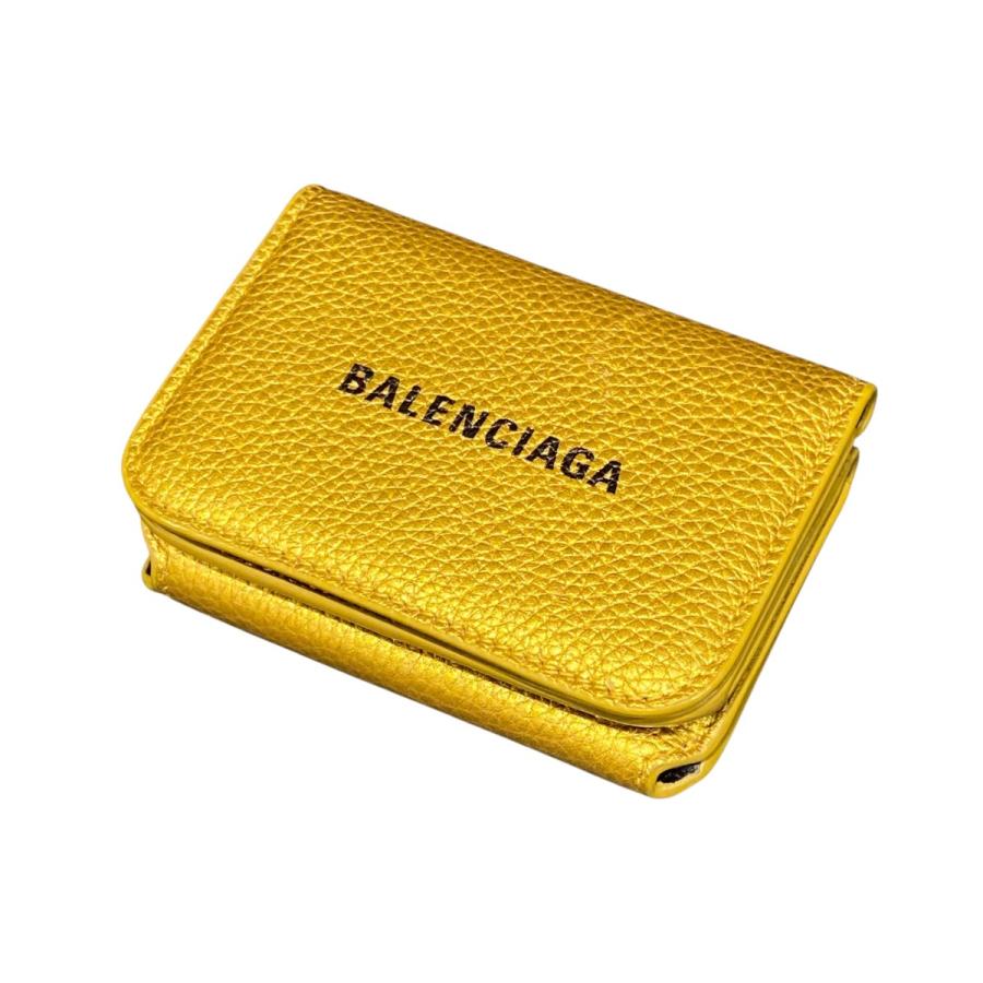 BALENCIAGA（バレンシアガ） BALENCIAGA 3つ折り財布 593813 ゴールド
