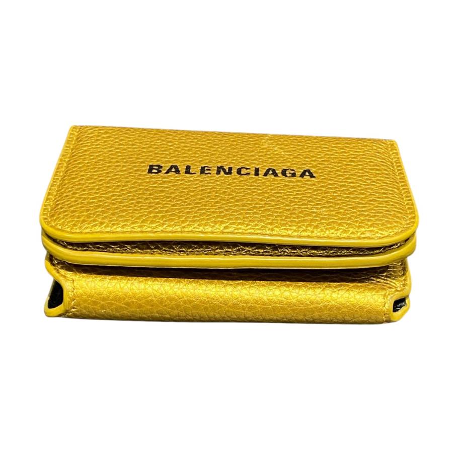 BALENCIAGA（バレンシアガ） BALENCIAGA 3つ折り財布 593813 ゴールド