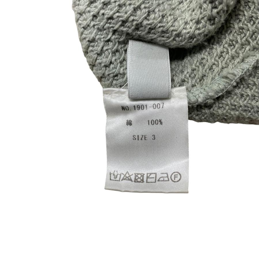 crepuscule（クレプスキュール） ニットベスト 1901-007 moss stitch