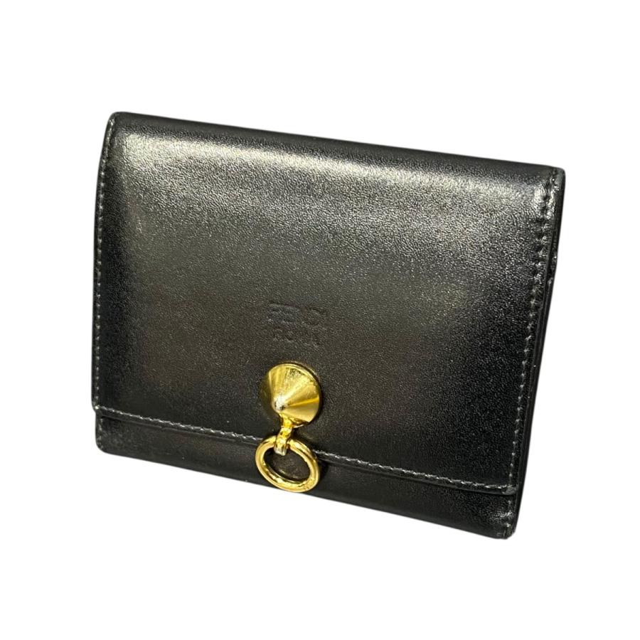 FENDI（フェンディ） 【値下げ】FENDI カードケース ブラック (なんば 