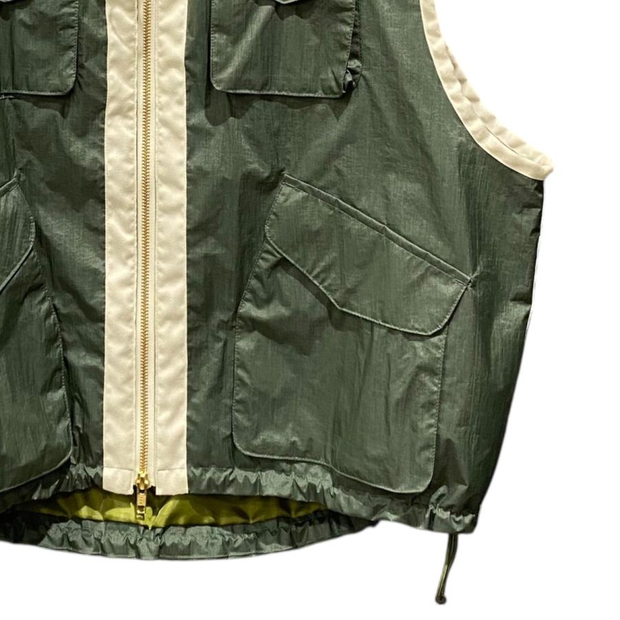 santaku SNT-VE001 lipstop washer nylon vest グリーン サイズ：F 