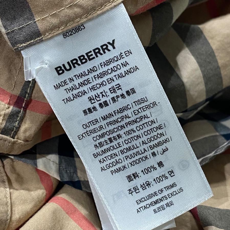 BURBERRY（バーバリー） ノバチェック 長袖シャツ 8020863 ブラウン