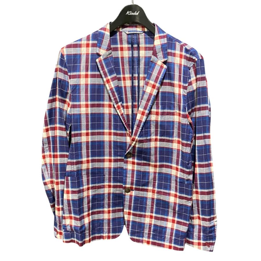 バーバリー ブラックレーベル ジャケット ブラック ブルー ホワイト チェック BURBERRY BLACK LABEL（バーバリーブラックレーベル） チェックシャツ