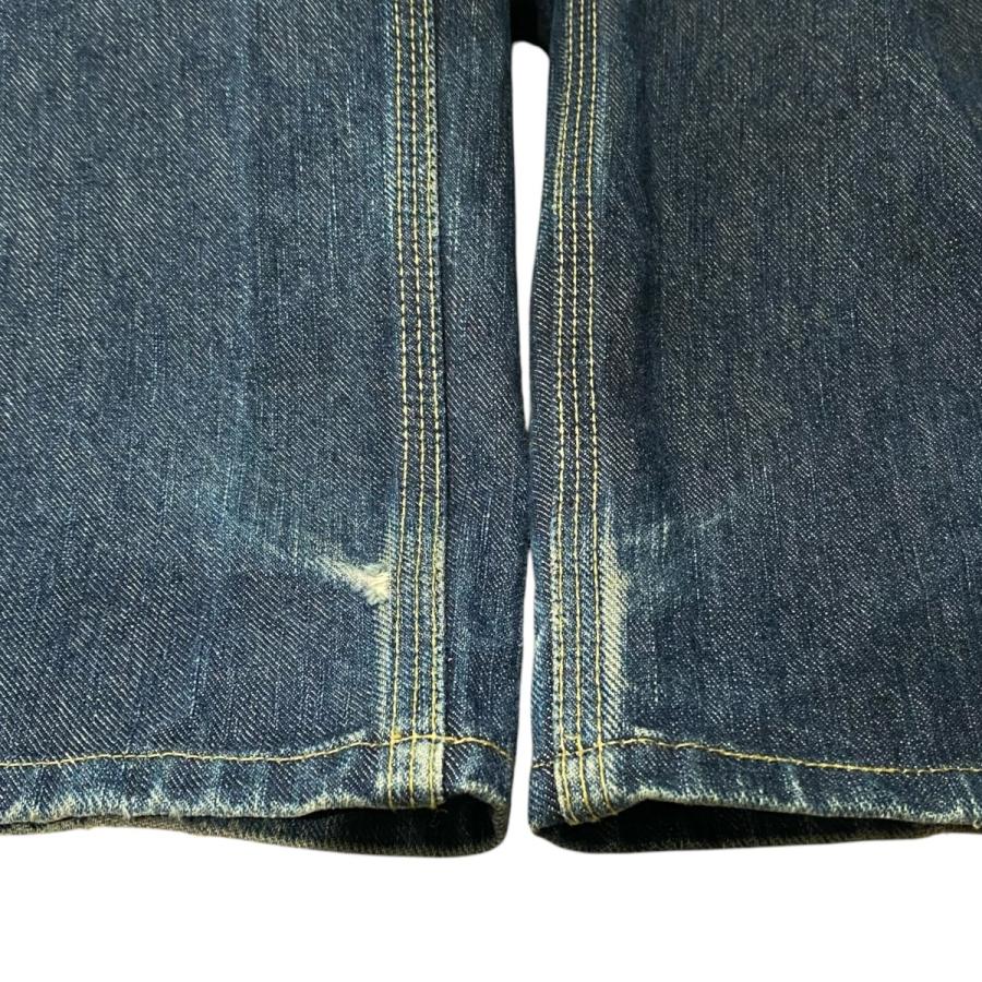 美品！SASSAFRAS ササフラス デニムパンツ インディゴ サイズ:S SASSAFRAS（ササフラス） デニムパンツ インディゴ サイズ：L