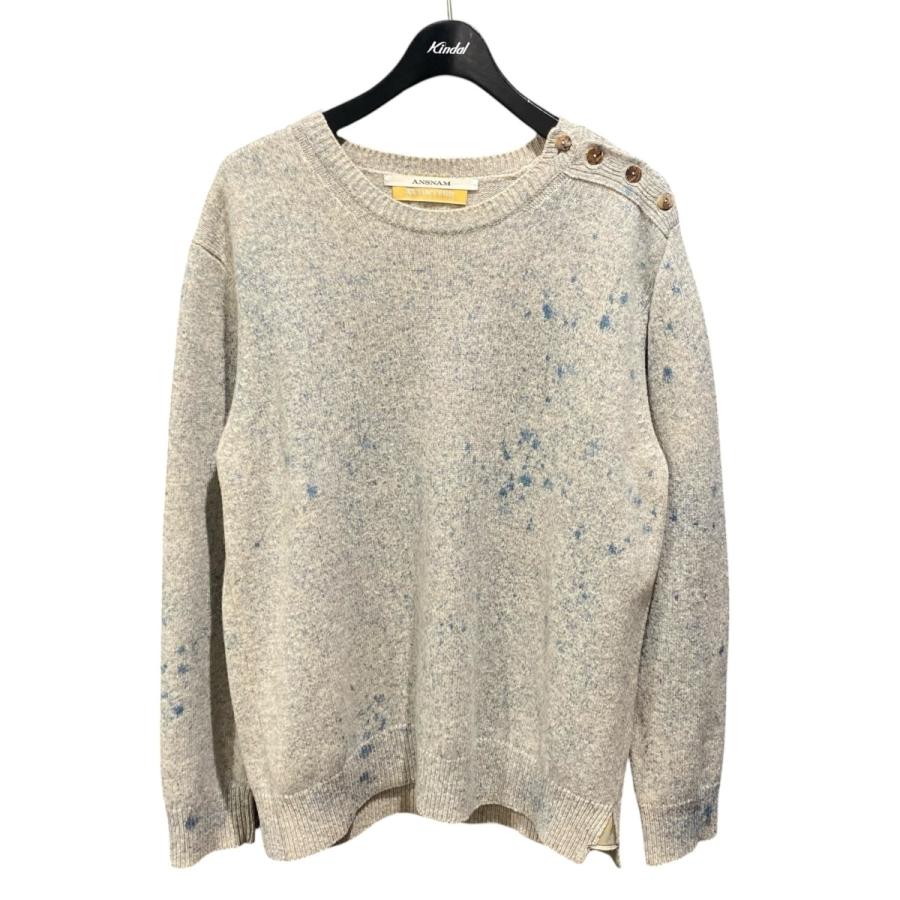 ANSNAM（アンスナム） ANSNAM sprayed pull over グレー サイズ：F 