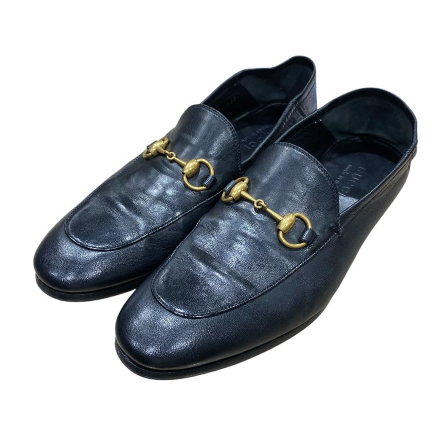 GUCCI（グッチ） ビットローファー 407314 ブラック サイズ：8