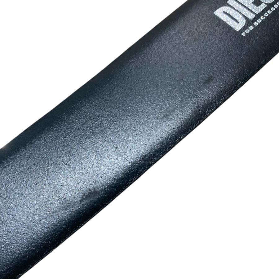 DIESEL ベルト X09611 牛革 ブラック DIESEL（ディーゼル） ビジューレザーベルト X09611 ブラック サイズ