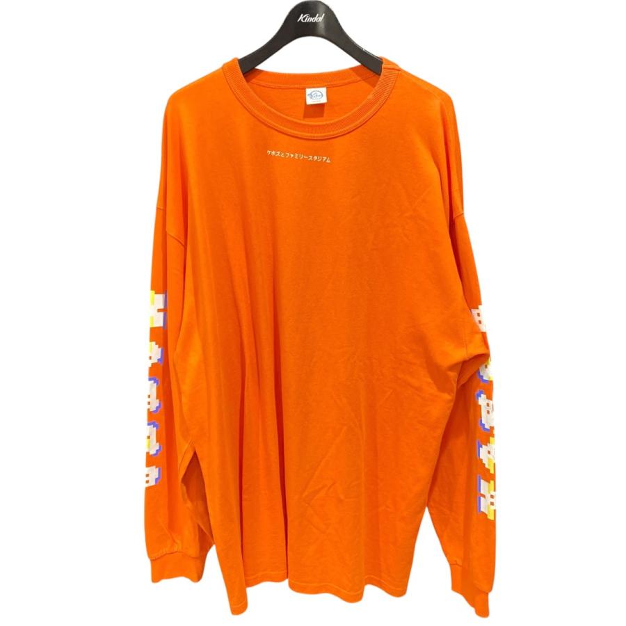 ケボズ KEBOZ×ファミリースタジアム 長袖Tシャツ オレンジ サイズ：XXL