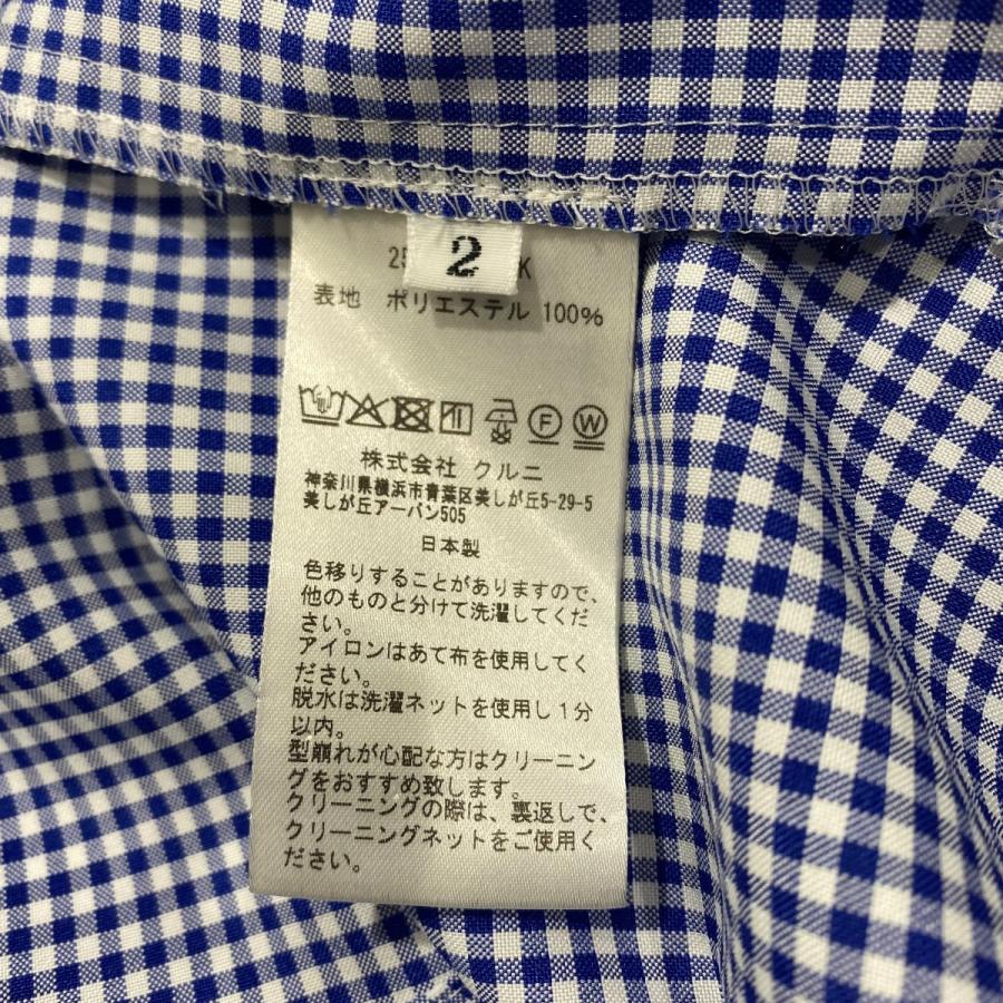 CULLNI（クルニ） CULLNI Gingham Check Bow Tie Shirt チェック柄